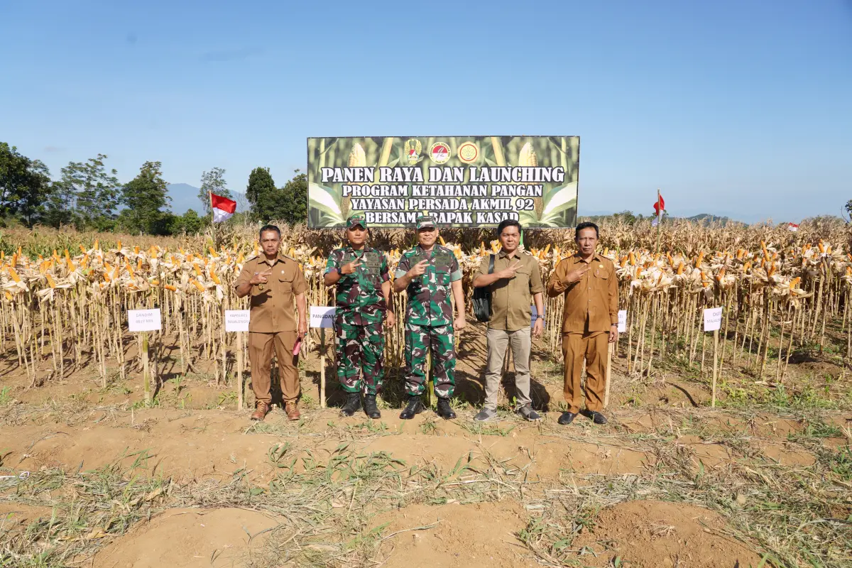 Panen Raya dan Peluncuran Program Ketahanan Pangan Yayasan Persada Akmil 92